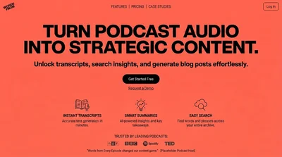 Transform Podcast Audio into Strategic Content with Ease