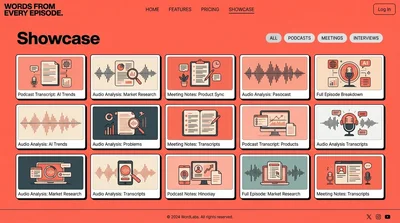 Showcase of Podcast and Meeting Analysis Resources