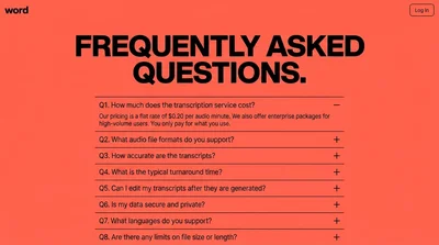 FAQs on Transcription Services and Pricing