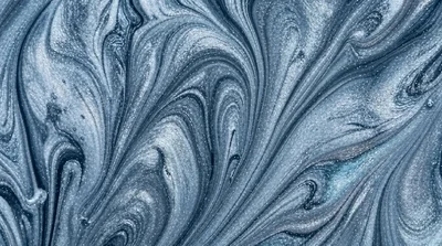 Elegant Blue Swirl Abstract Design with Shimmering Texture