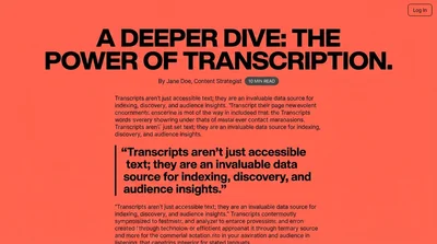 The Importance of Transcription for Data Insights