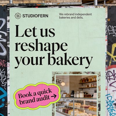 Rebranding Bakery Services Offering by Studiofern