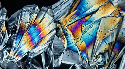 Colorful Crystal Formation