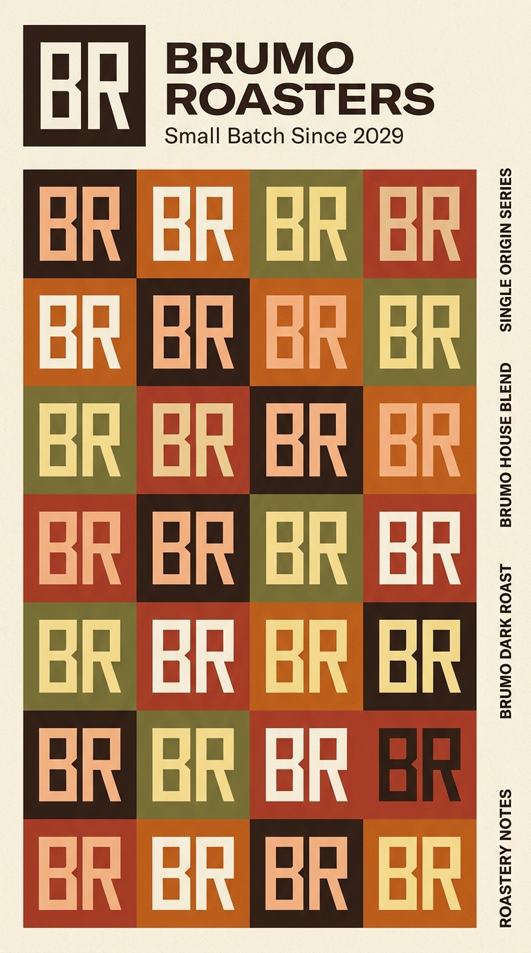 Brumo Roasters Coffee Packaging Design