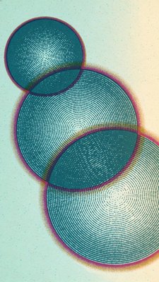Colorful Circular Patterns with Gradient Effects