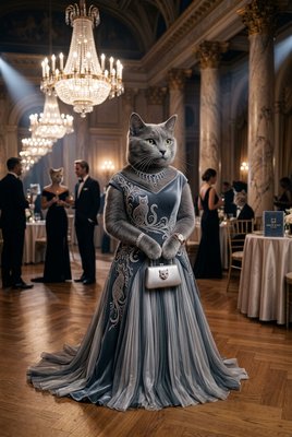 Gray Cat - Gala Evening