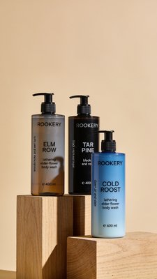 Rookery Body Wash Collection on Display