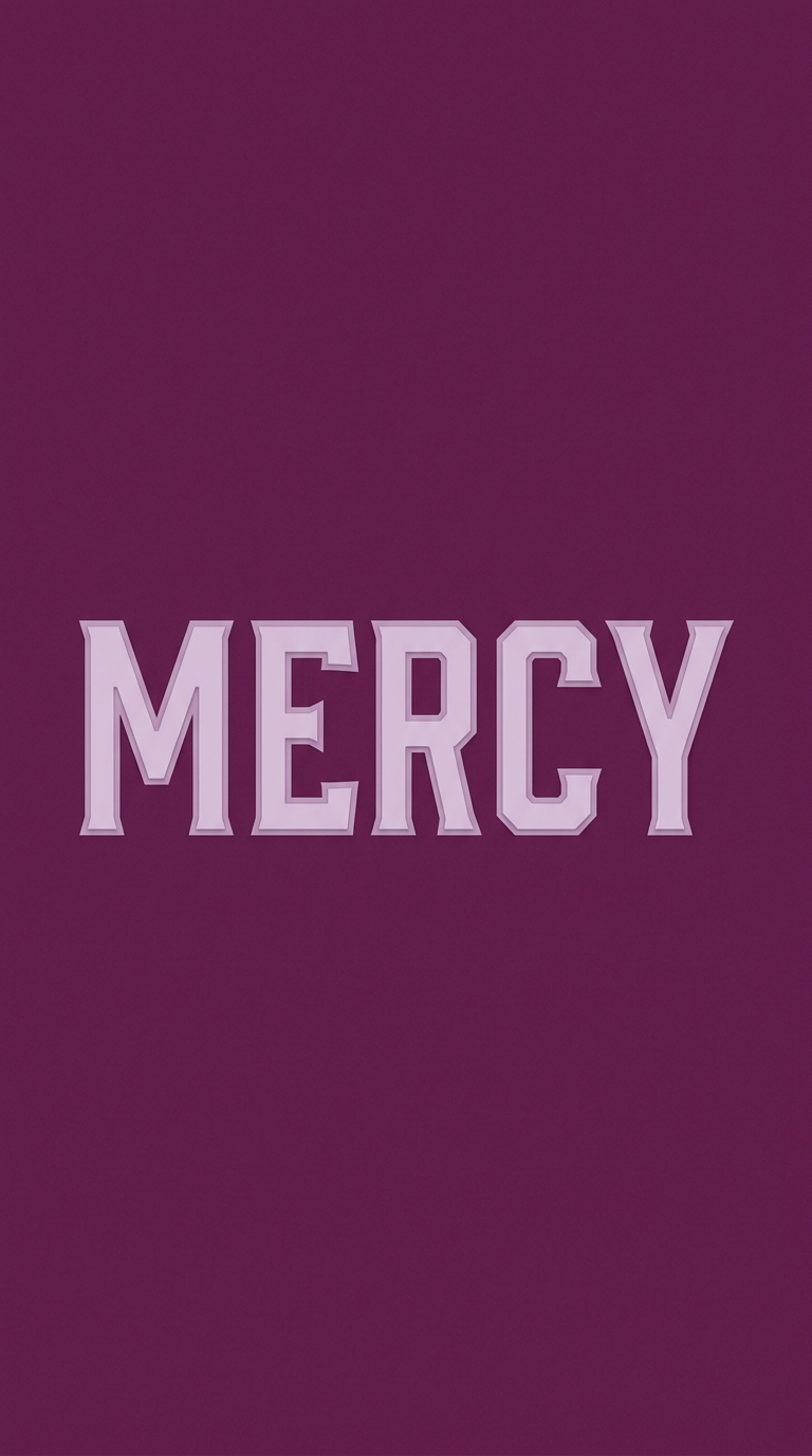 Stylized Text Image Featuring the Word 'MERCY'