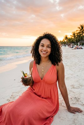 Woman at Beach