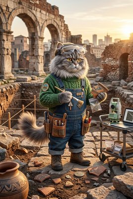 Geologist Cat - Urban Archaeologist