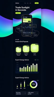 Modern Trading Dashboard for Energy Payouts and Advice