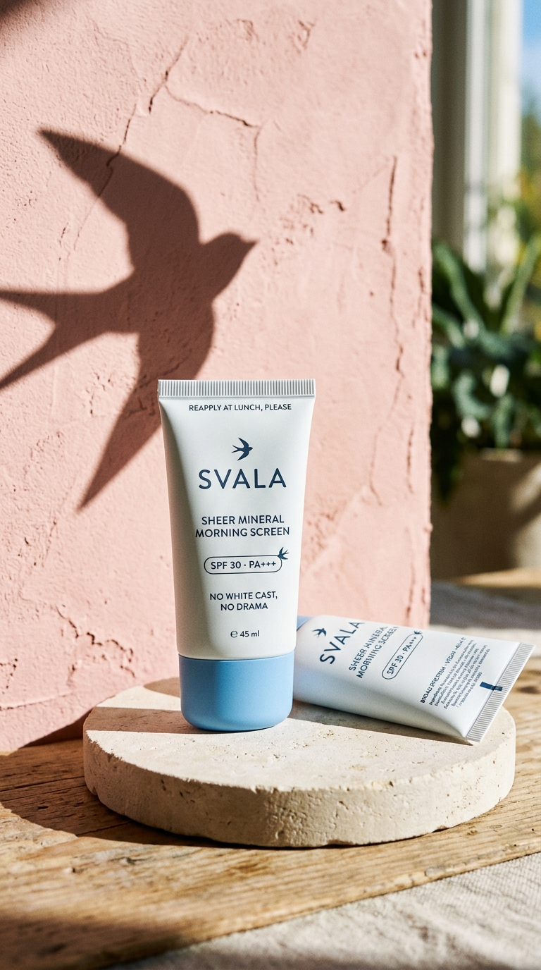 SVALA Sheer Mineral Morning Screen SPF 30 Product Display