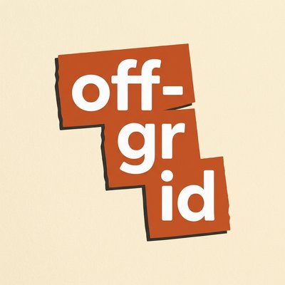 Creative Off-Grid Typography Design