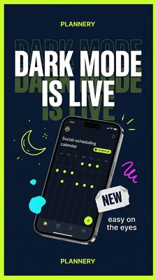 Announcing Dark Mode Feature for Plannery App