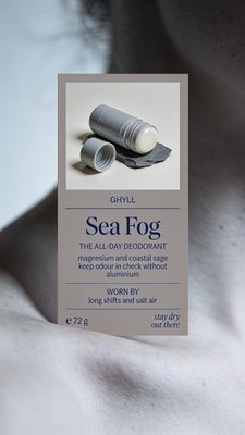 Sea Fog Deodorant by Ghyll - All-Day Odor Control