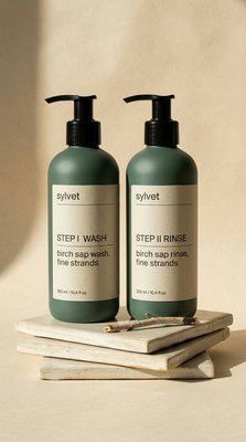 Natural Birch Sap Hair Care Products for Fine Strands