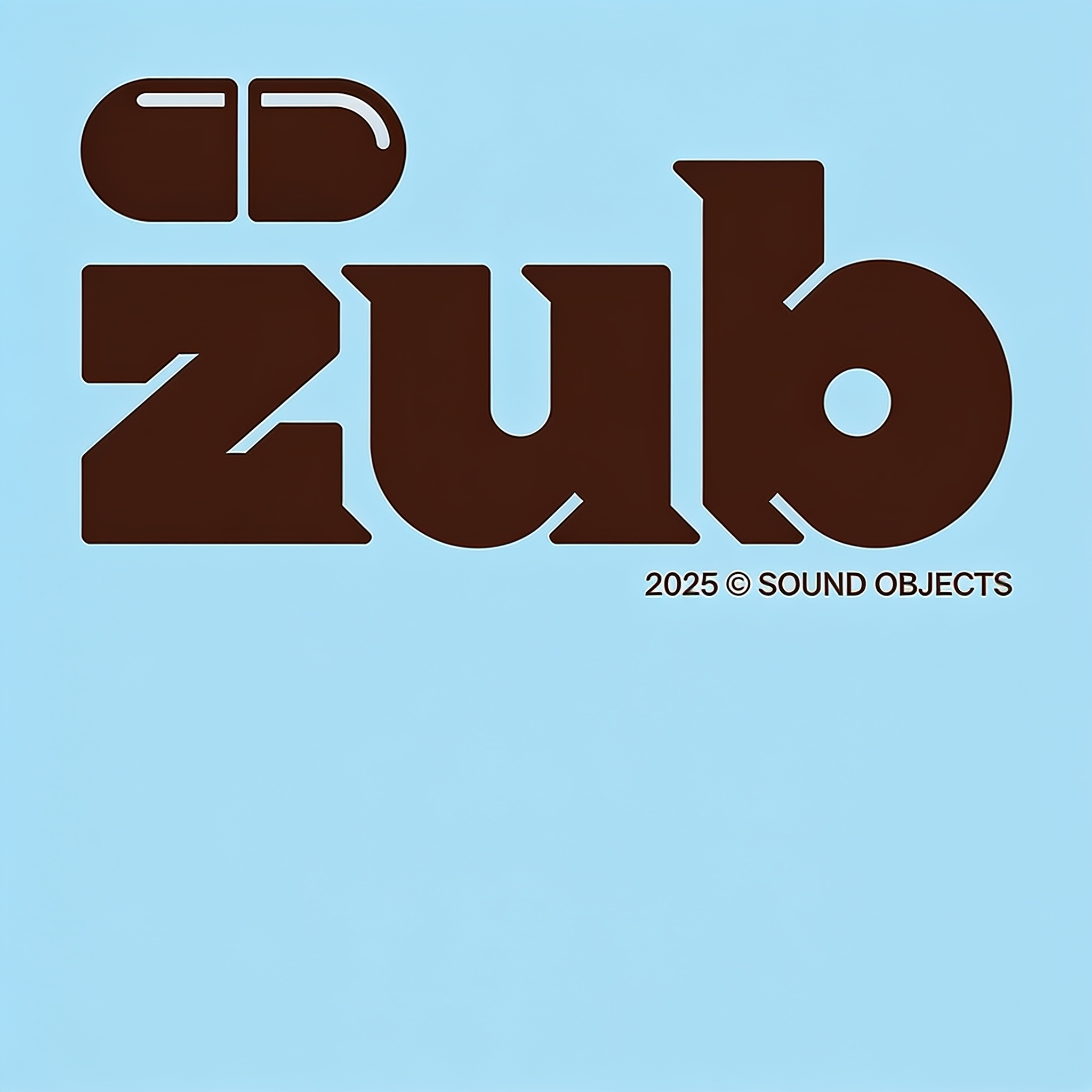 Creative Design Featuring zub Logo and Sound Objects Tagline