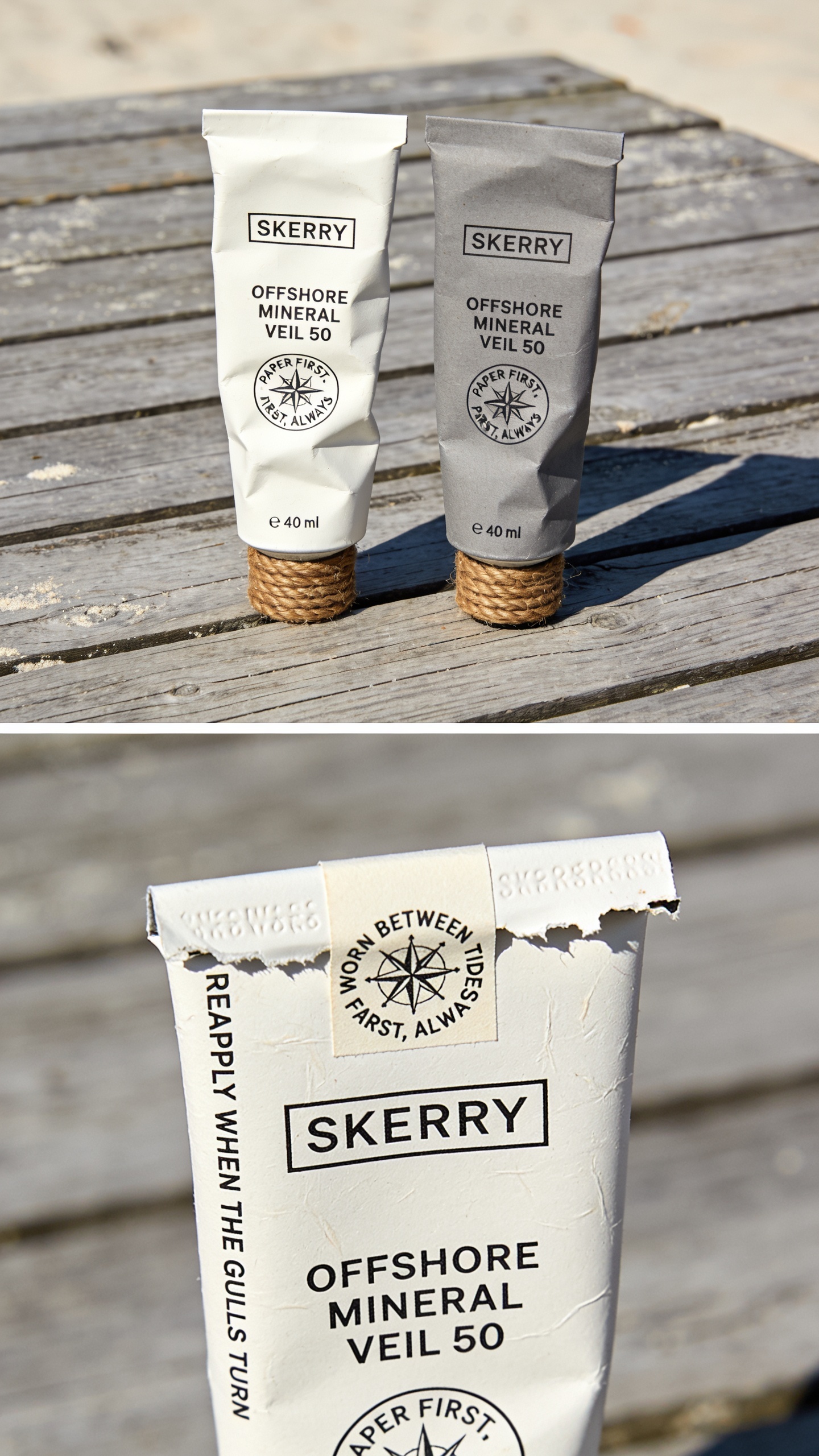 Skerry Offshore Mineral Veil 50 Sunscreen Packaging