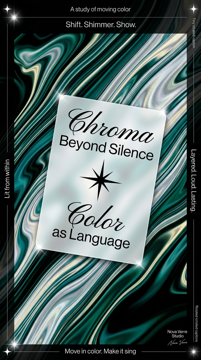 Chroma Beyond Silence: A Study in Moving Color
