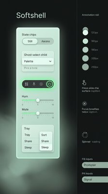 User Interface for Softshell Application Settings