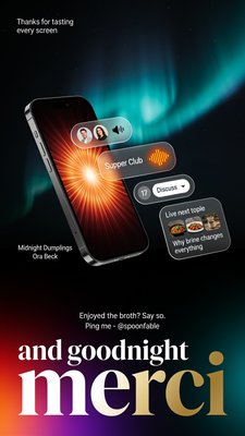 Engaging Mobile App Promotion with Northern Lights Background