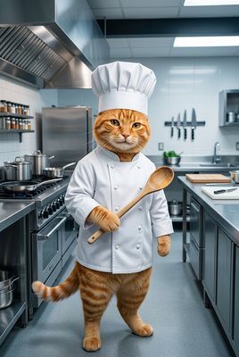 Orange Cat Chef