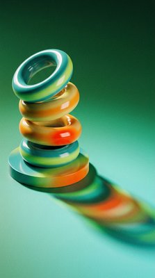 Colorful Gradient Posters example 1