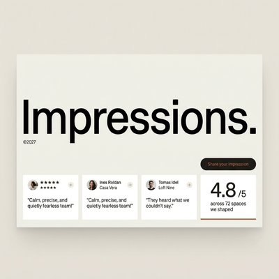 Client Impressions and Testimonials Overview