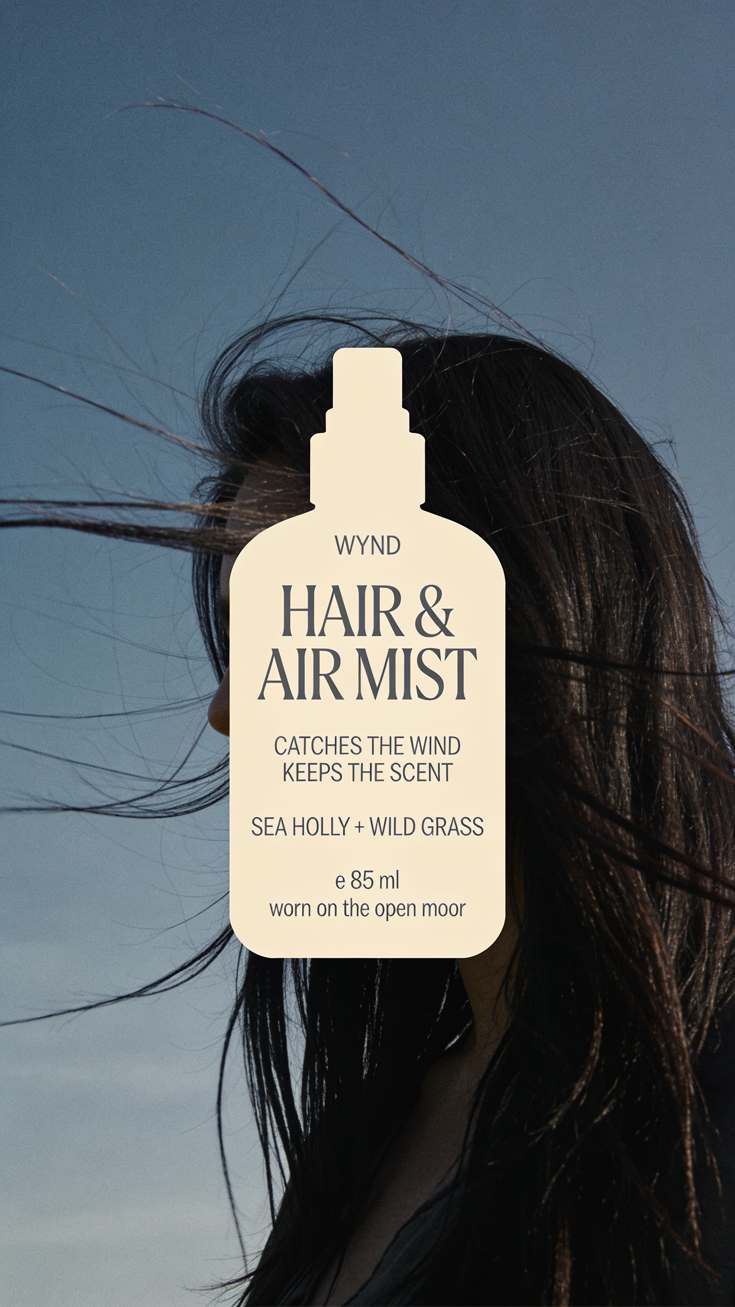 Wynd Hair & Air Mist Product Image with Natural Background