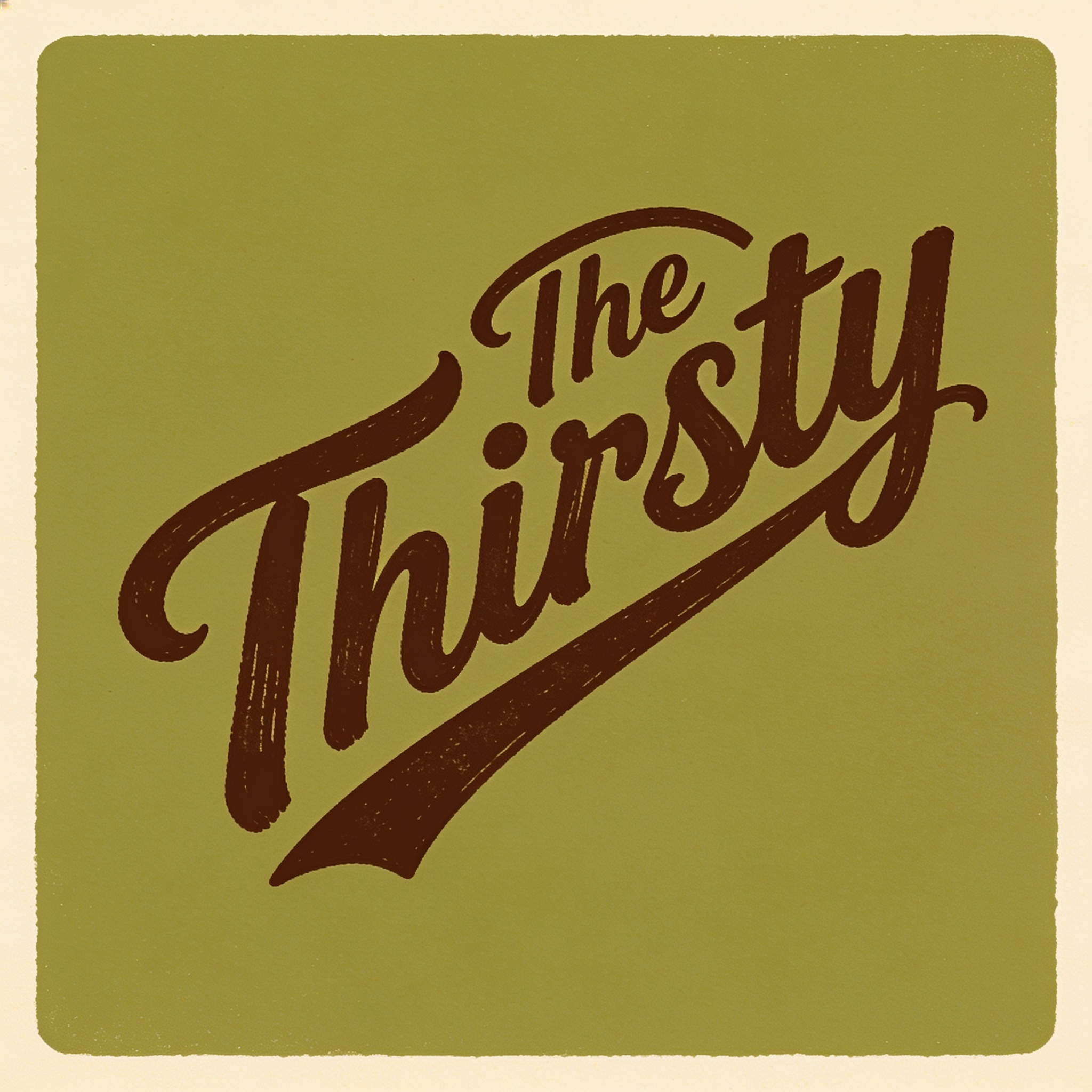 Vintage Style Logo Design for The Thirsty