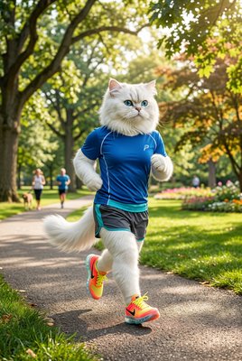 Persian Cat - Athlete
