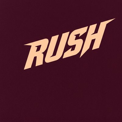 Bold Typographic Design Featuring the Word 'RUSH'