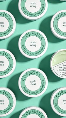 Cormora Dulse & Barley Hair Masque Collection Display